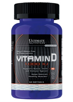 ULTIMATE Vitamin D  1000IU,   60 капс 2388