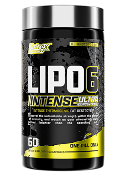 NUTREX	Lipo 6 Black Ultra Concentrated INTENSE, 60 caps. 2146